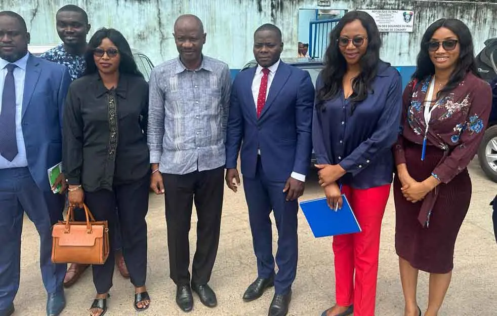 Visite de M. Lancinè KEITA, DG du CGC à la Direction Générale des Entrepôts Maliens en Guinée (EMAGUI) Mardi, le 22 aout 2023